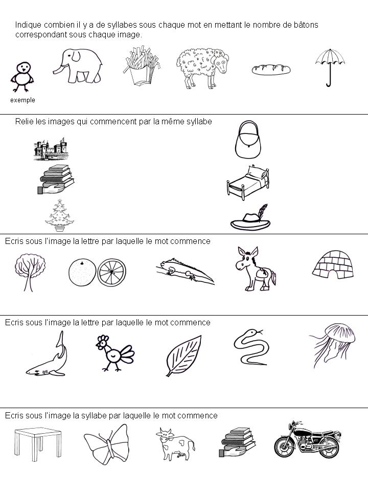maternelle lecture évaluation conscience phonologique
